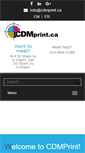 Mobile Screenshot of cdmprint.ca